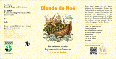 Blonde de noé - smash à l’orge ancien