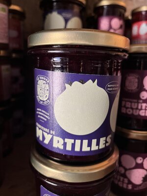 Confiture myrtilles 380 gr