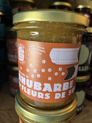 Confiture rhubarbe & fleurs de sureau