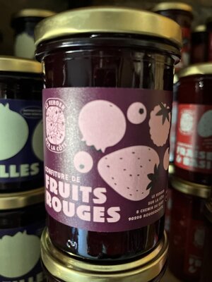 Confiture fruits rouges 250gr