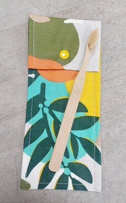 Etui brosse simple à dents exotique
