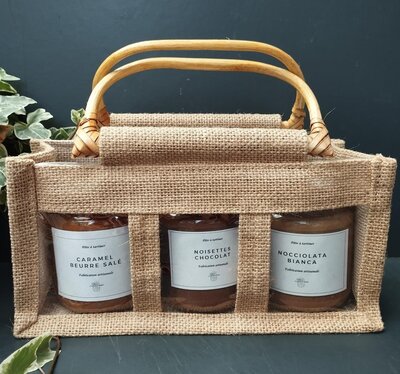 Coffret 3 pâtes à tartiner