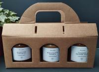 Coffret kraft 3 pâtes à tartiner