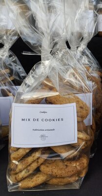 Mini cookies chocolat noisettes