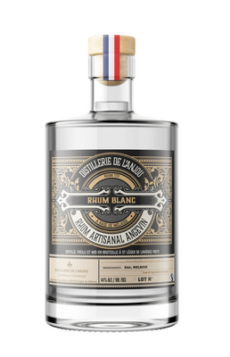 Rhum blanc (1er rhum distillé en anjou)