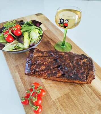 Poitrine de porc fumé bbq smoker