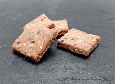 Crackers lin et sésame