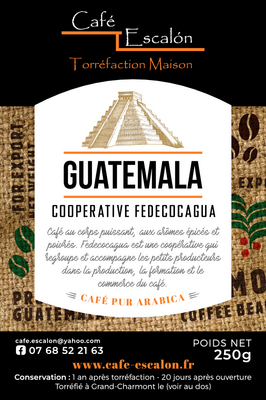 Guatemala 100 % arabica en grains