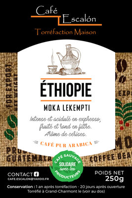 Moka lekempti origine éthiopie moulu