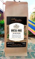 Café mélange maison brésil-inde en grain