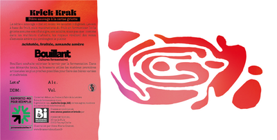 Kriek-krak – bière sauvage à la cerise 5,8°