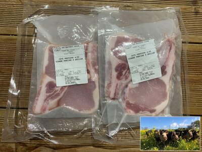 Côte première - porc plein air