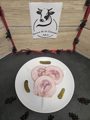 Poitrine roulée cuite