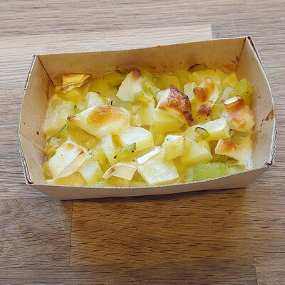 Gratin pdt courgette chèvre