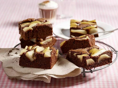 Brownie chocolat poires