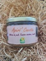 Rillettes de poule tomates séchées, basilic