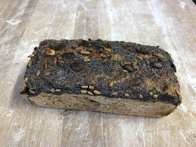 Pain sans gluten aux graines