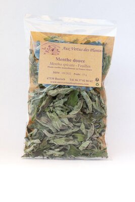 Tisane 'menthe douce'