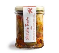 Shiitake pickles et tomate séchées