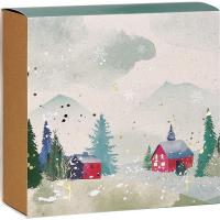 Coffret carré noël d'antan