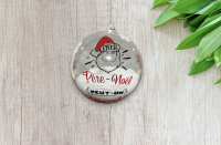 Boule de noël personnalisée 10 cm