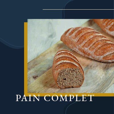 Pain complet tranché