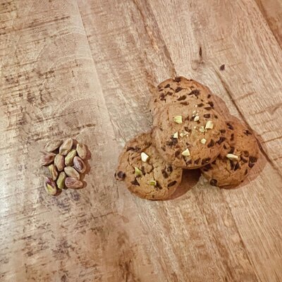 Cookies pistaches chocolat