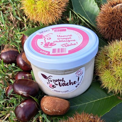Yaourt brassé châtaigne 400g - pot consigné