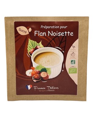 Préparation pour flan noisette bio