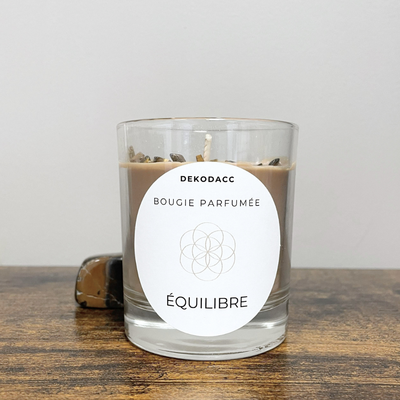 Bougie équilibre “marron” protection