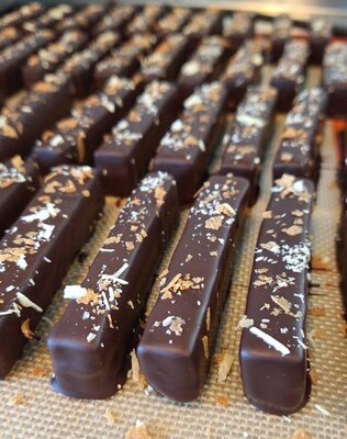 Barres framboise & praliné noisette