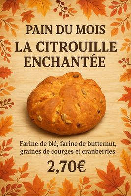 Pain la citrouille enchantée