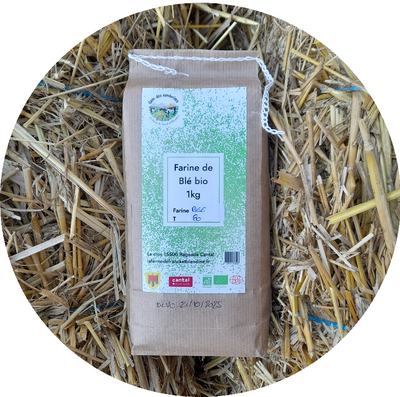 Farine de blé bio t150 complète.