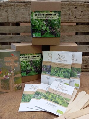 Coffret de graines bouquets d'aromates