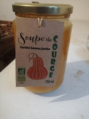 Soupe de courge banana jumbo