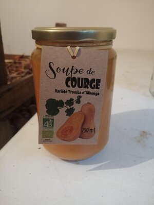 Soupe de courge tromba d'albenga