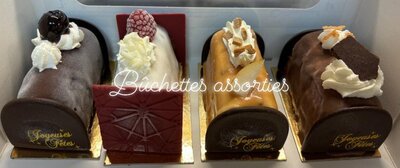 Coffret de 4 bûchettes assorties