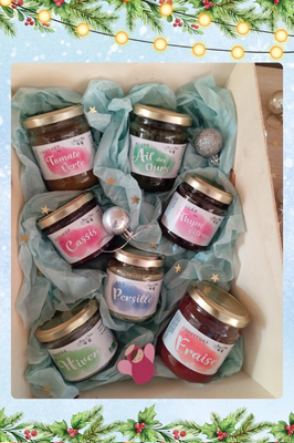 Coffret cadeau, noel épicurien