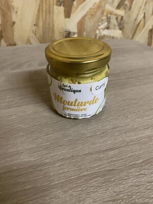 Moutarde fermière fine curry