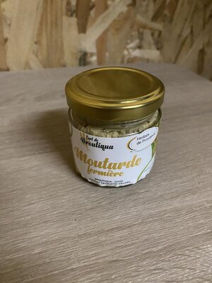 Moutarde fermière fine aux herbes de provence