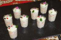 Verrines - poireaux/crevettes le 24/12