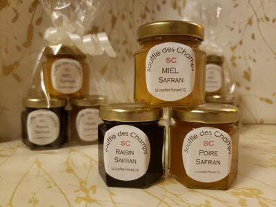 Trio petites confitures et miel