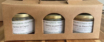 Coffret de 3 terrines différentes