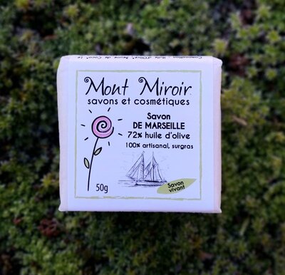 Savonnette marseille 72% huile d'olive, 50g