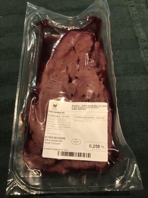 Foie d'agneau tranché