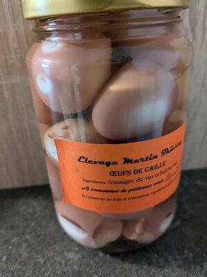 Bocal oeufs vin échalote (18 à 20 oeufs)