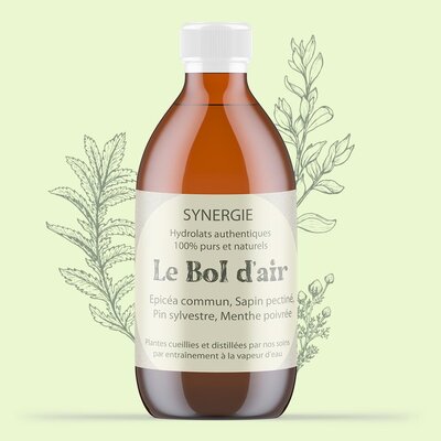 Synergie d'hydrolats: le bol d'air