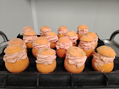 Orange givrée