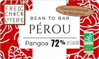 Chocolat 'bean to bar' du pérou 72%