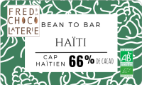 Chocolat 'bean to bar' de haïti 66%